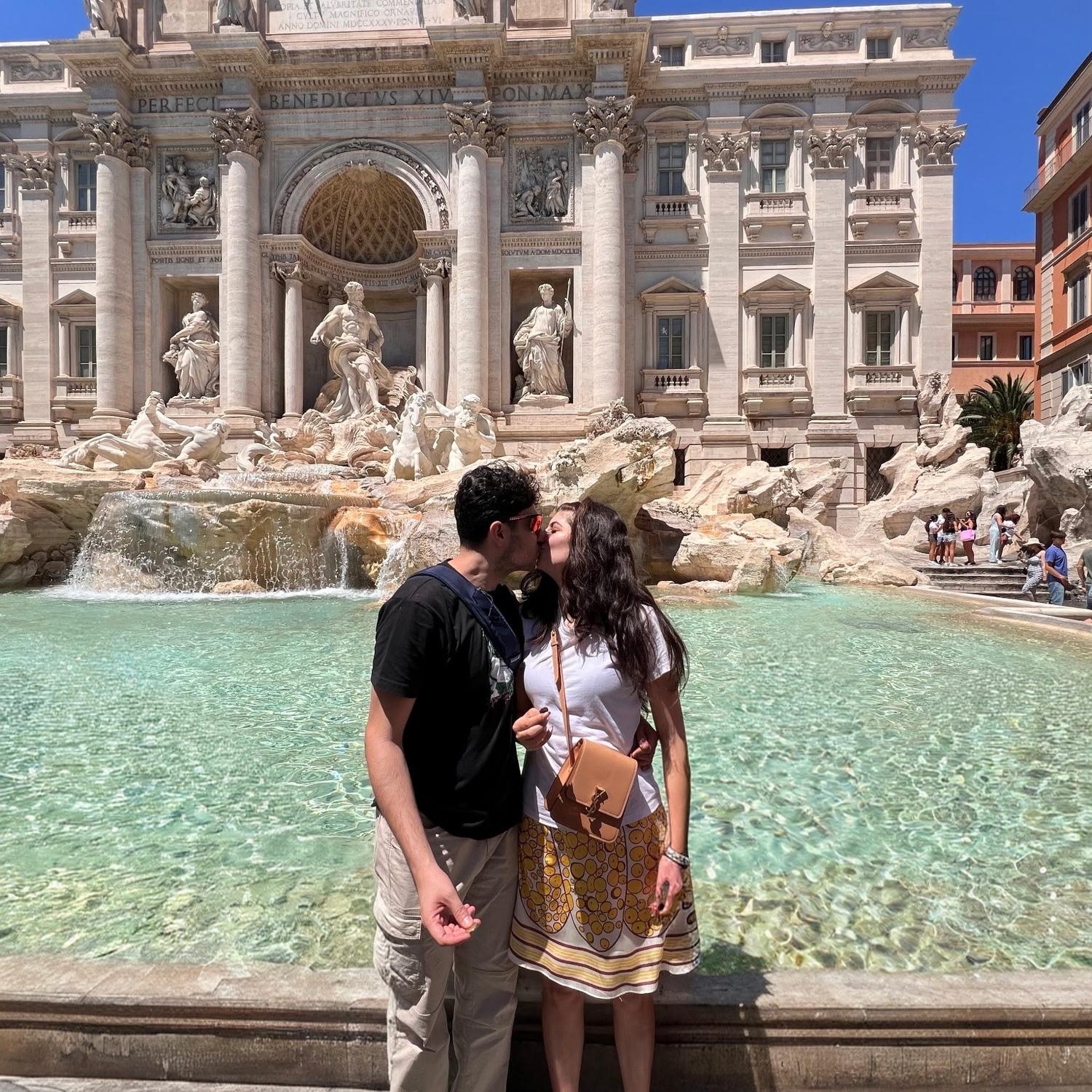 Came back the Trevi Fountain in Rome days after getting engaged. July 2024