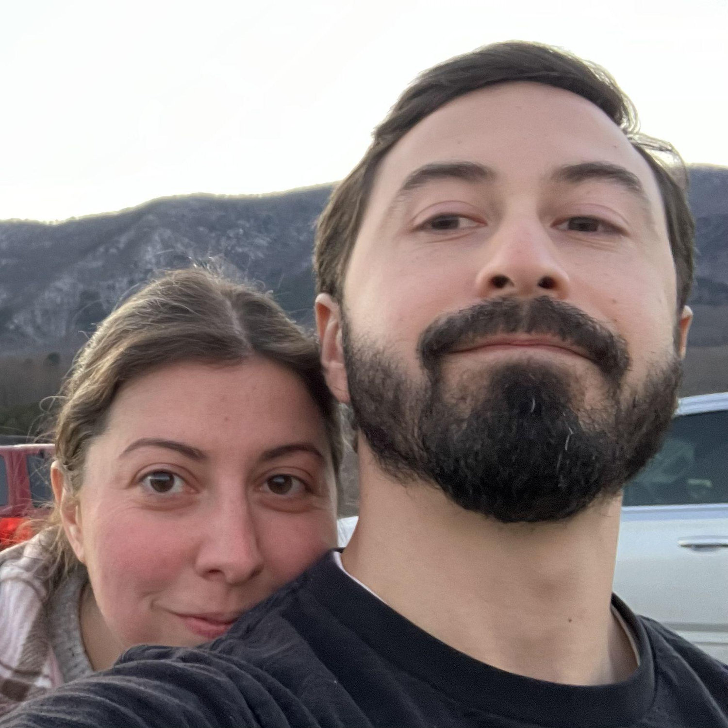 Outside the best burger spot in Virginia, Foot of the Mountain Café