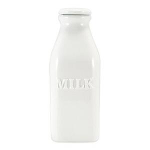 Everyday White® by Fitz and Floyd® Milk Bottle