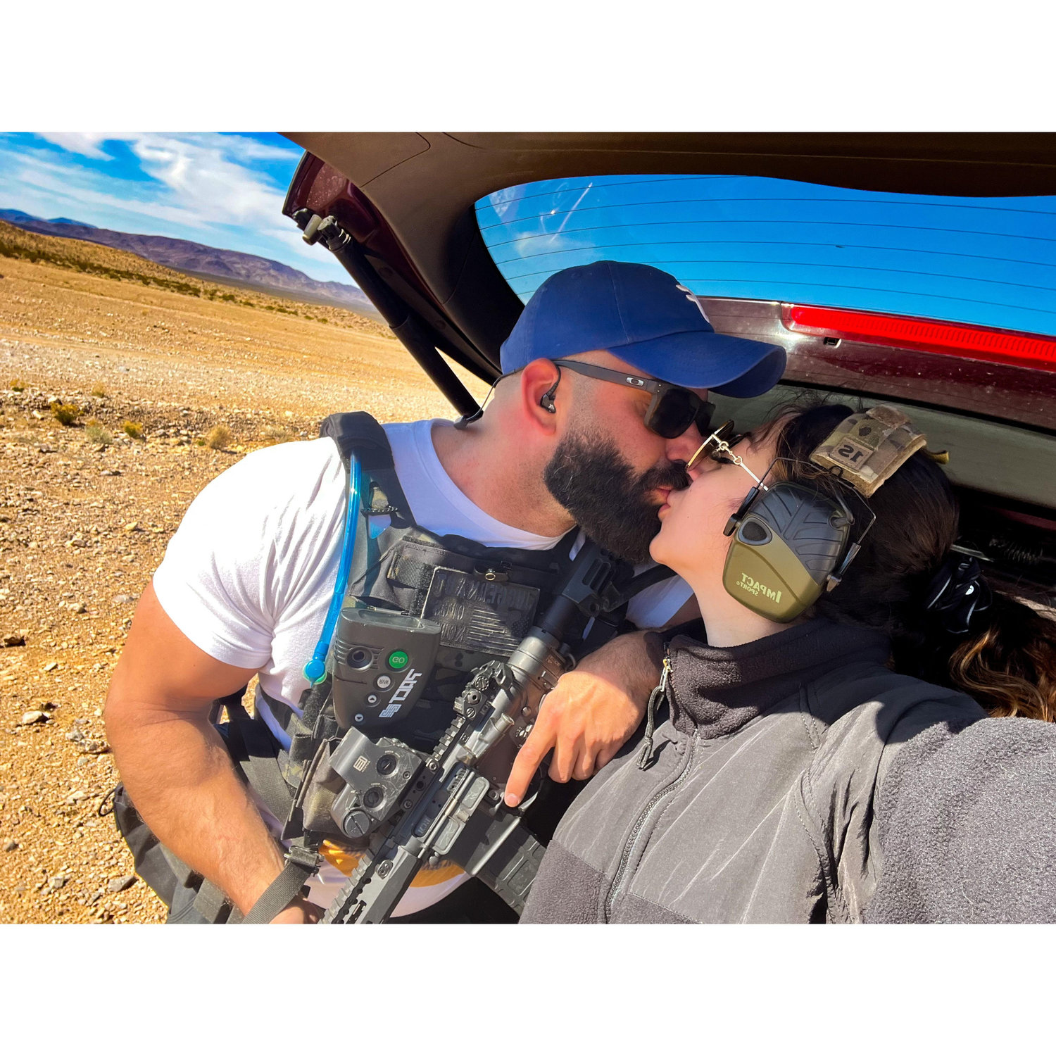 We first said "I love you" right after this picture on the range.