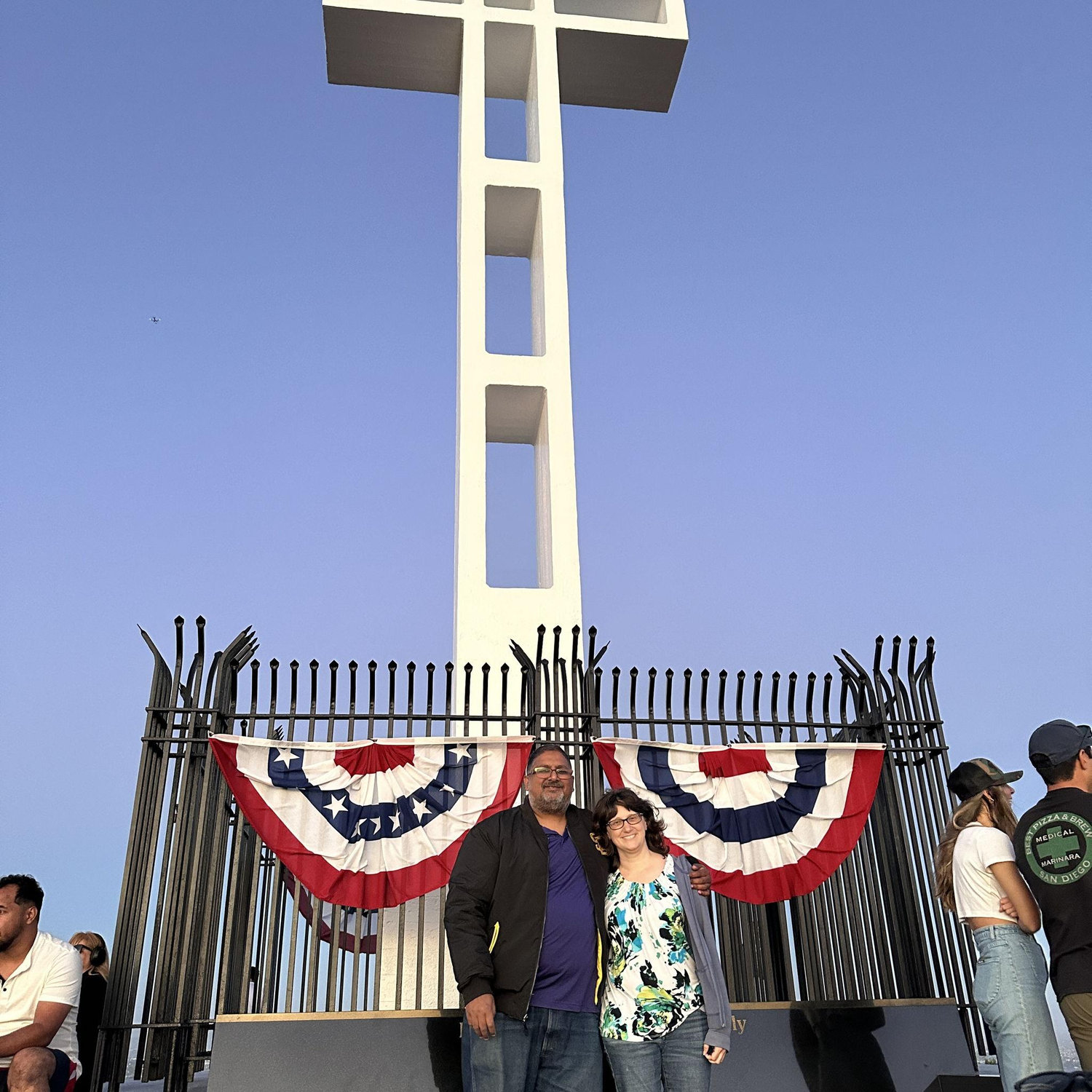Mt. Soledad Veteran's Memorial in June 2024 (and future proposal site).