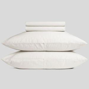 Percale Sheet Set - Cream- Queen / Back Envelope