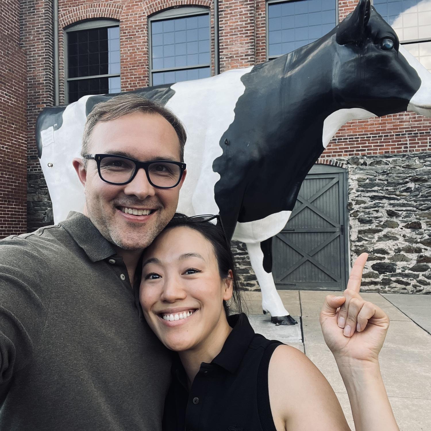 He indulged her in her love of cows