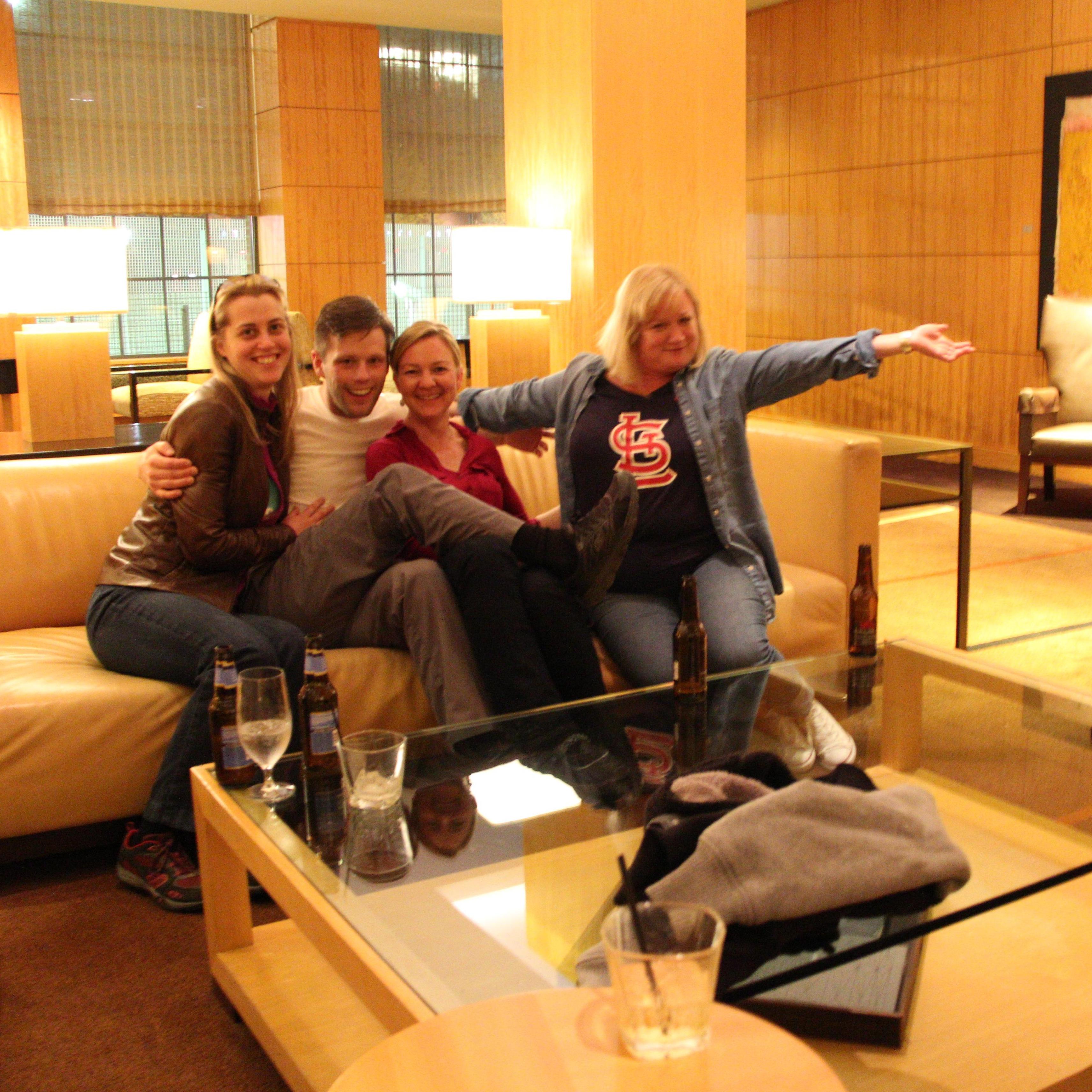 Hotel Lobby Drinking, St Louis, MO, USA