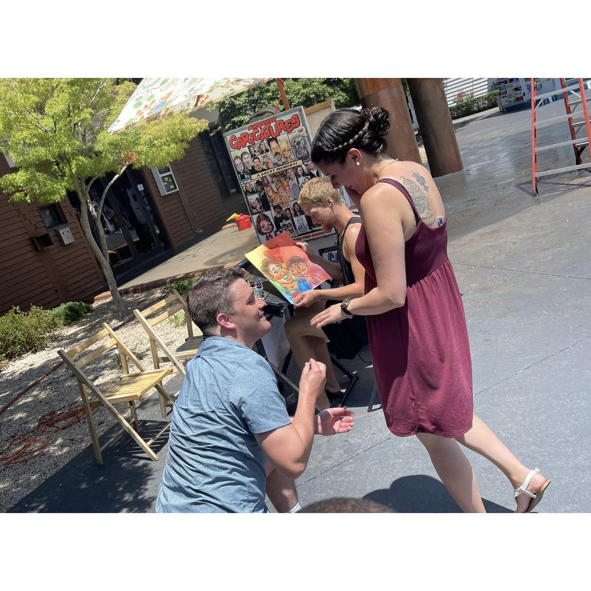 He completely surprised me!
