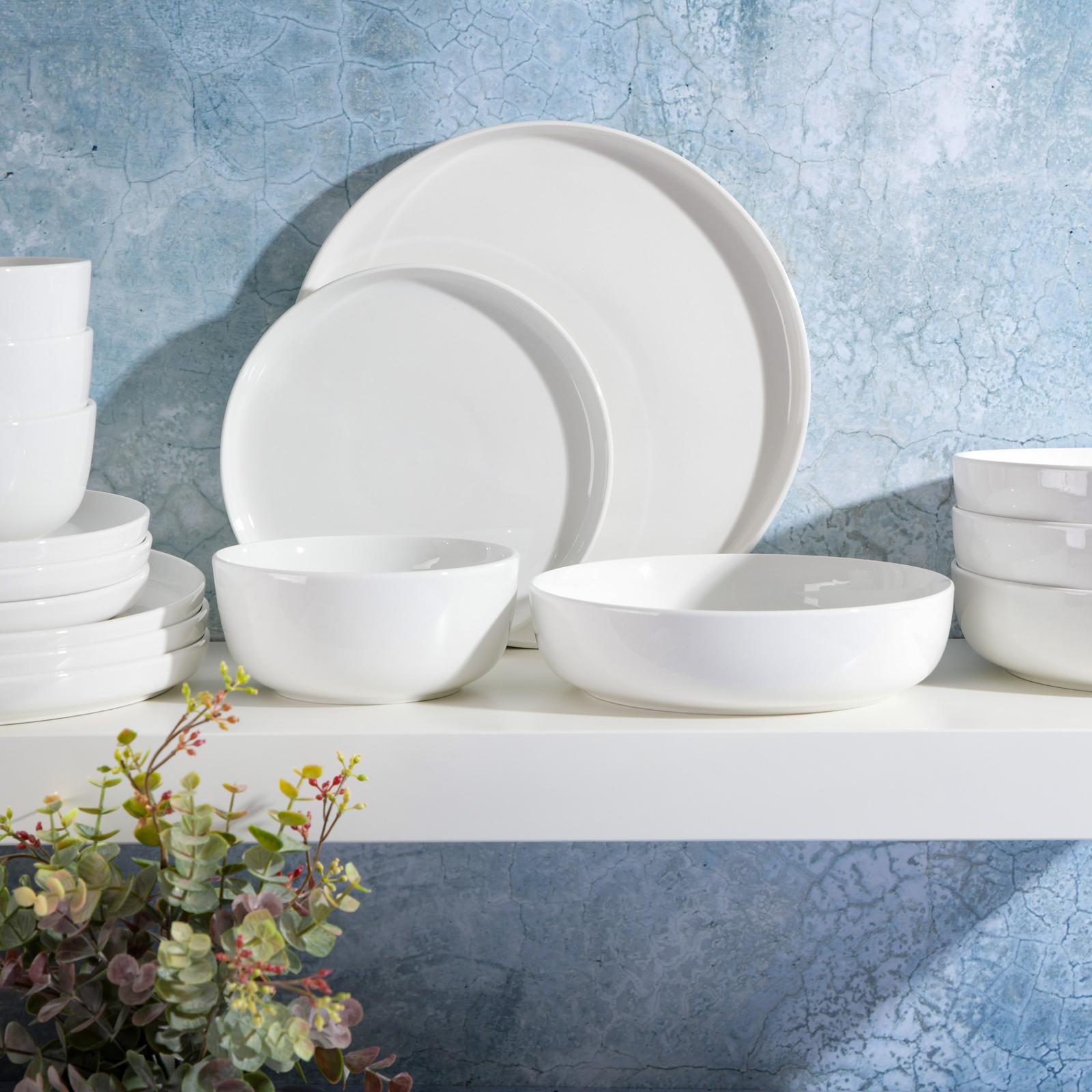 Gibson Home, Oslo 16-Piece Dinnerware Set, Service for 4 | Zola