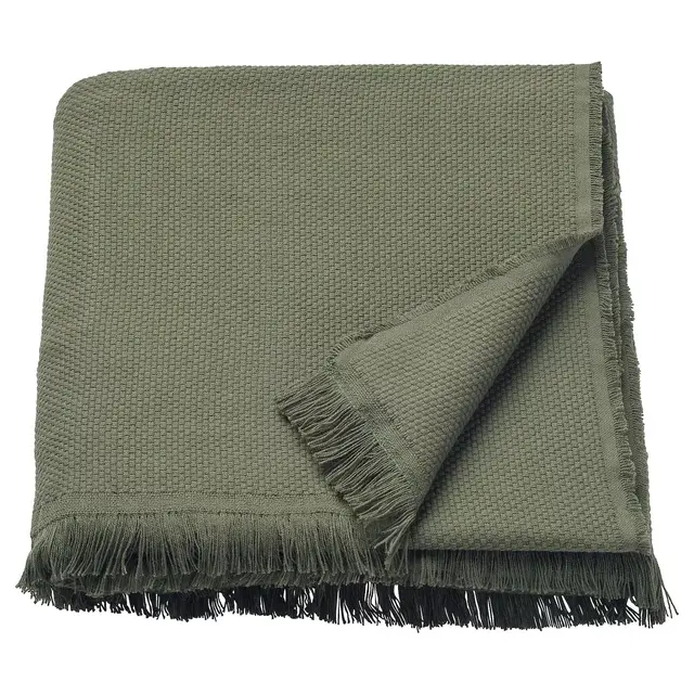 Throw, dark green 51x67"