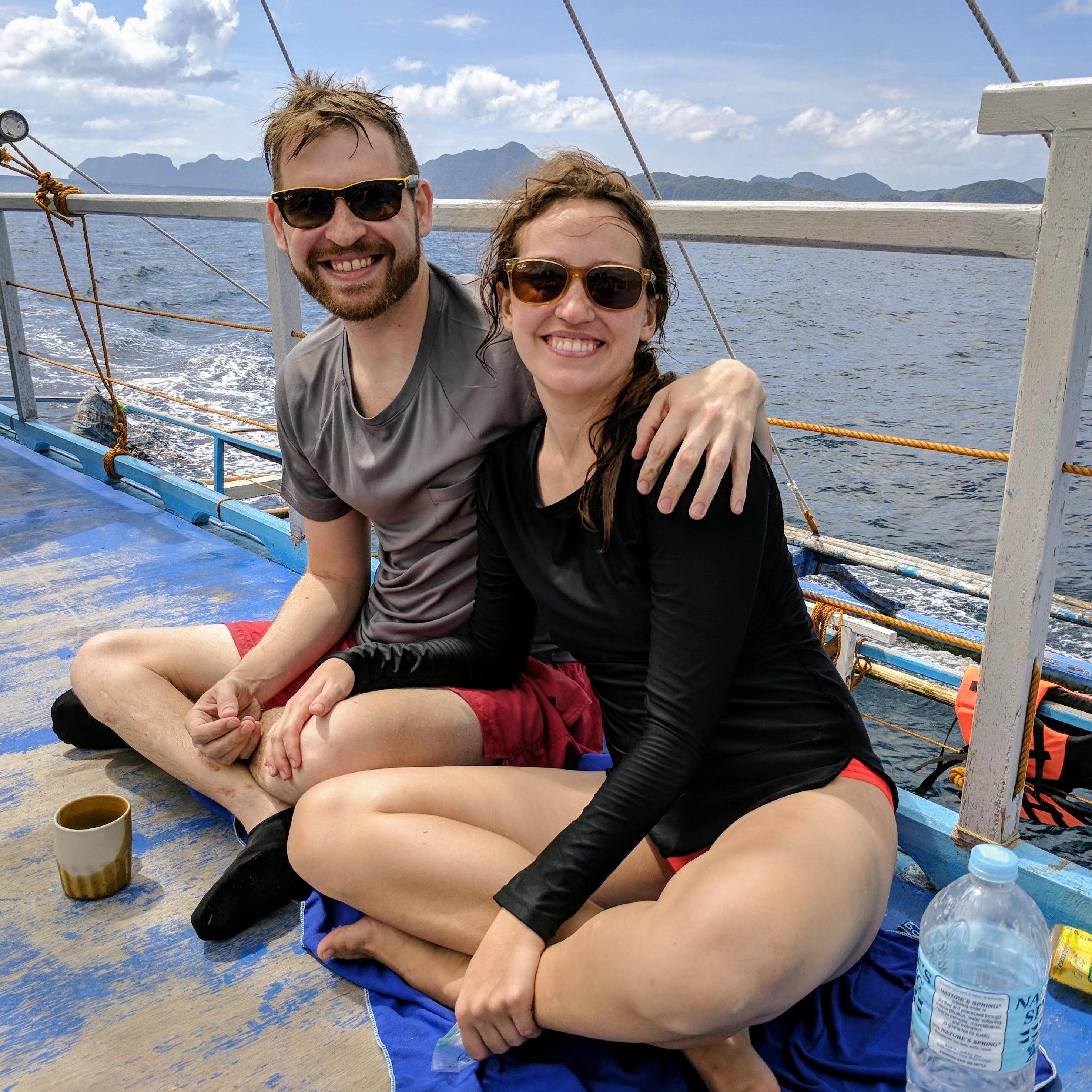 Cruising between islands in the Philippines