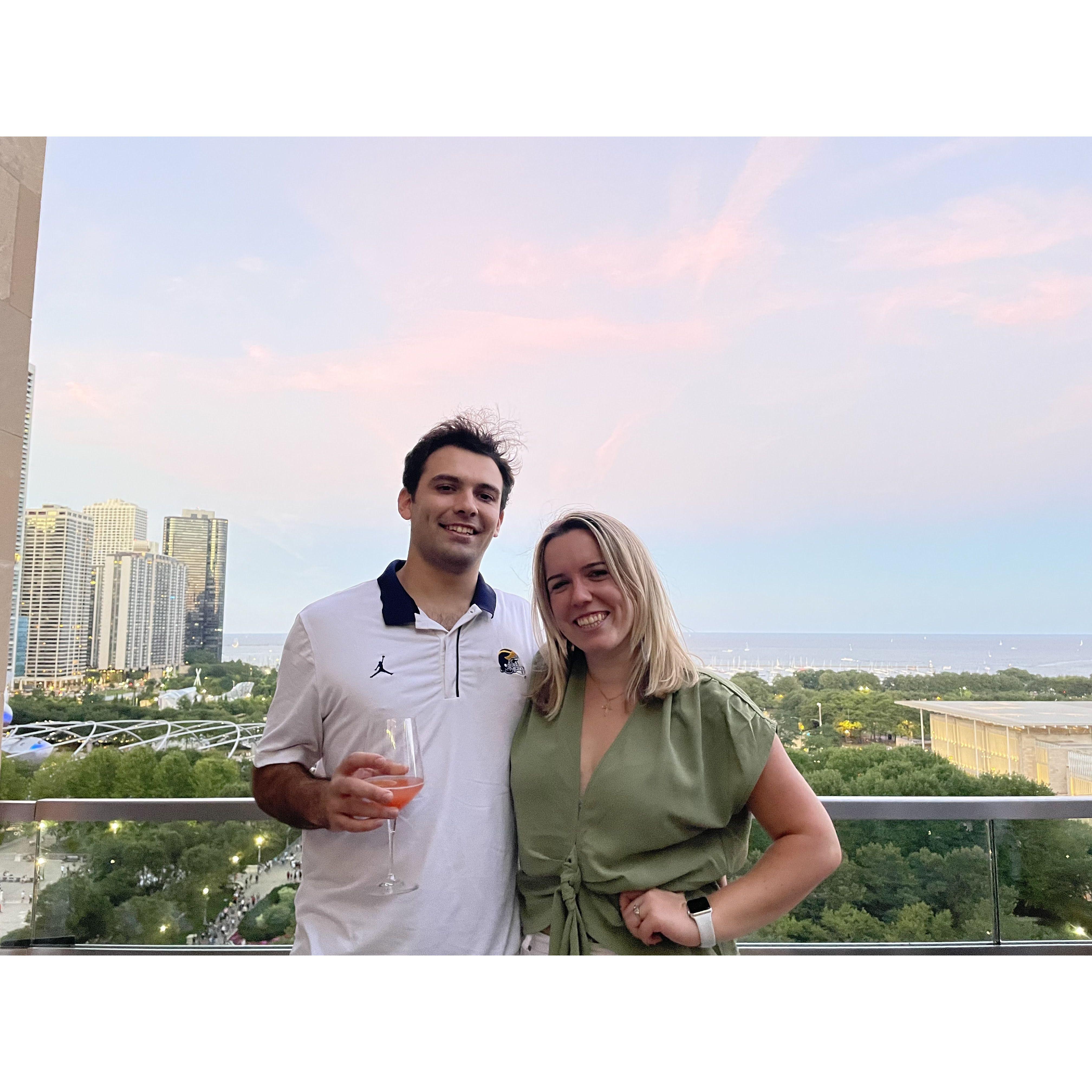 Jackie and Luke moved to Chicago after graduating, starting a new chapter together.