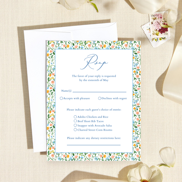 Ariella Landscape | Black | Zola Wedding Invitations