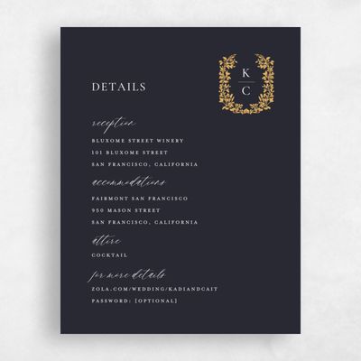Ebony, Black Wedding Enclosure - Mirra
