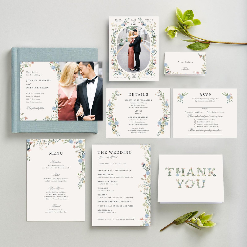 Laurelwood Photo | Light Oatmeal | Zola Wedding Invitations