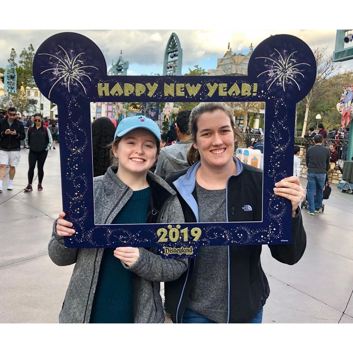 We rang in 2019 together at Disneyland during our road trip along the California coast.
