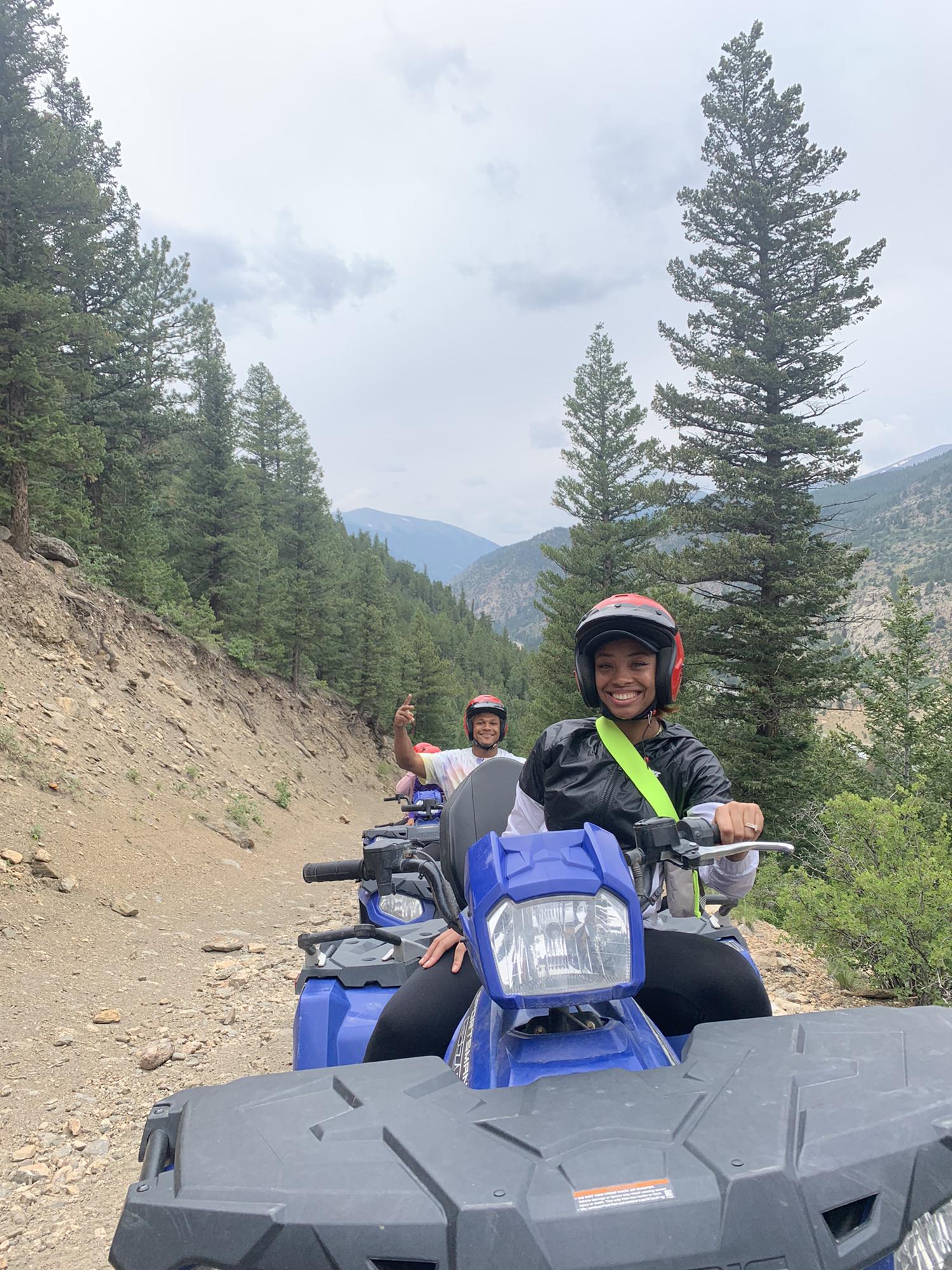 Another Birthday surprise from Mia. ATV riding in the Rockies. 28 years old feels good.