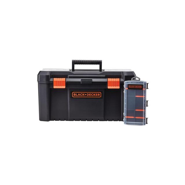 Black & Decker BDST60096AEV 16 in. Toolbox with 10 Compartments Organizer