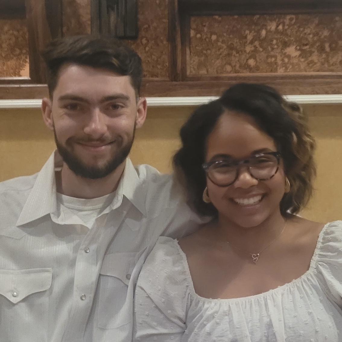 Us at the dinner table