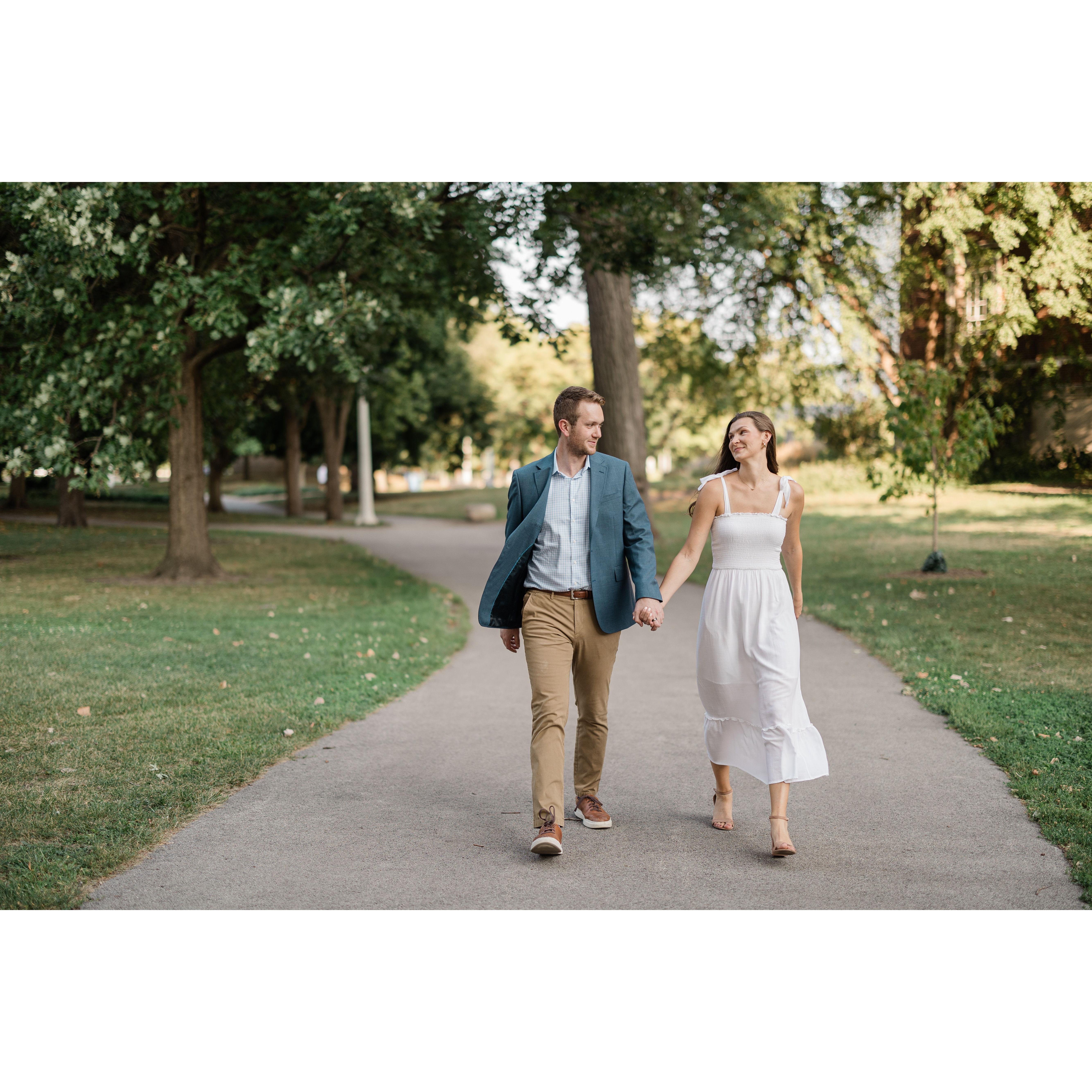 Some photos from our engagement shoot