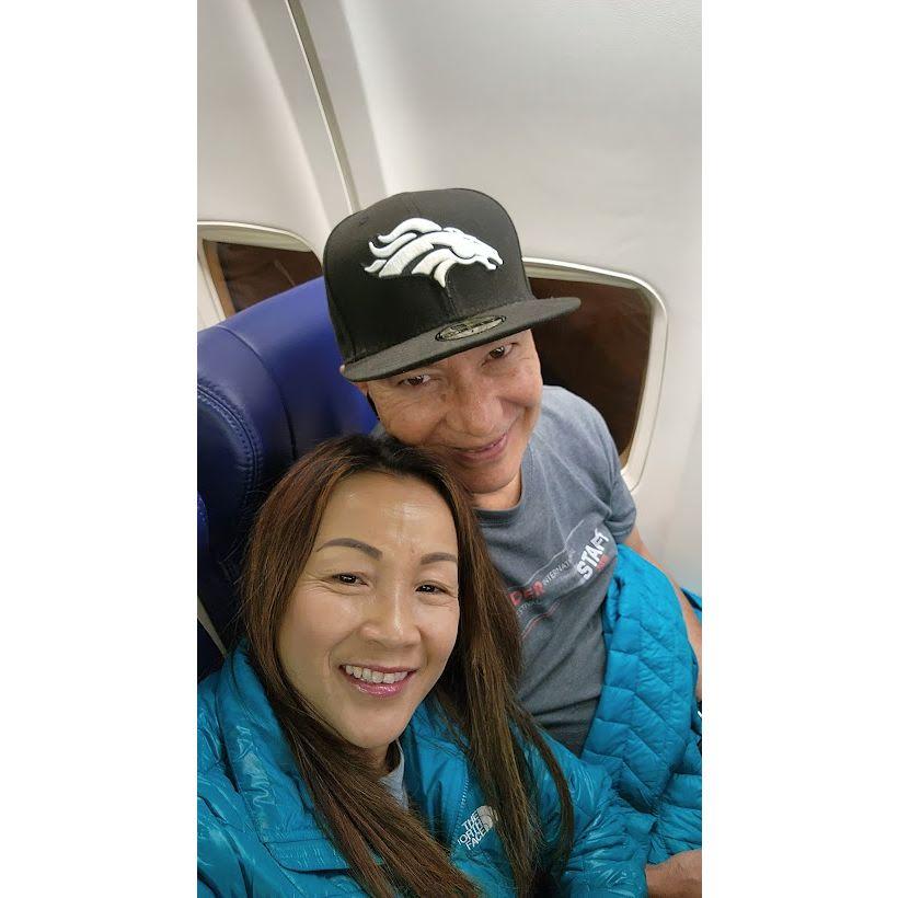 On plane to Vegas 2022.