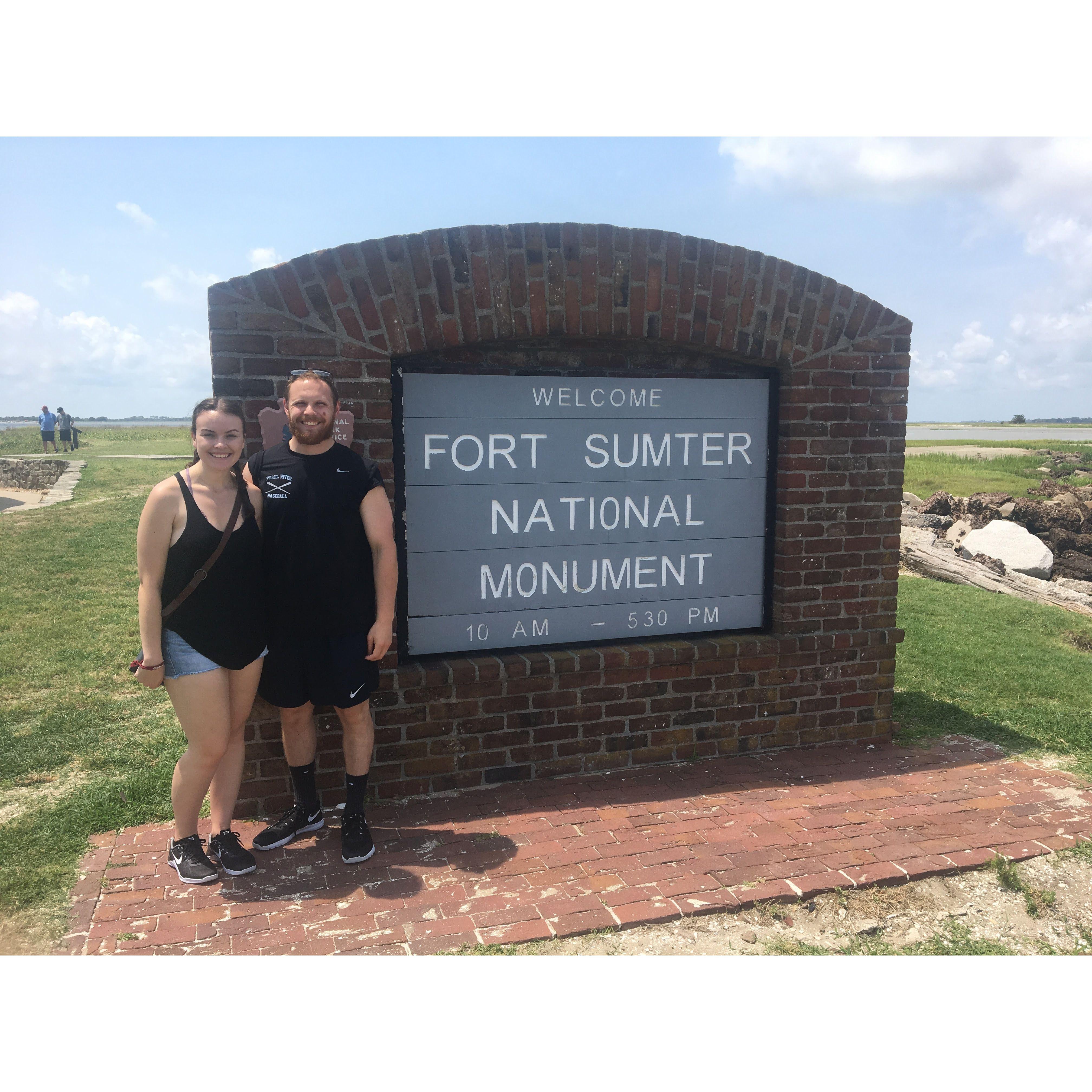 July 2018: Joe was working in Charleston, SC, so Caitlin came to visit and it became one of our favorite spots.  The greatest & fanciest meal we have ever eaten was here at the Charleston Grill