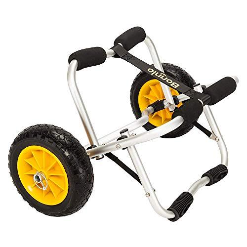 Bonnlo Kayak Cart Canoe Carrier Trolley with NO-Flat Airless Tires Wheels Transport Jon Boat Dolly Tote