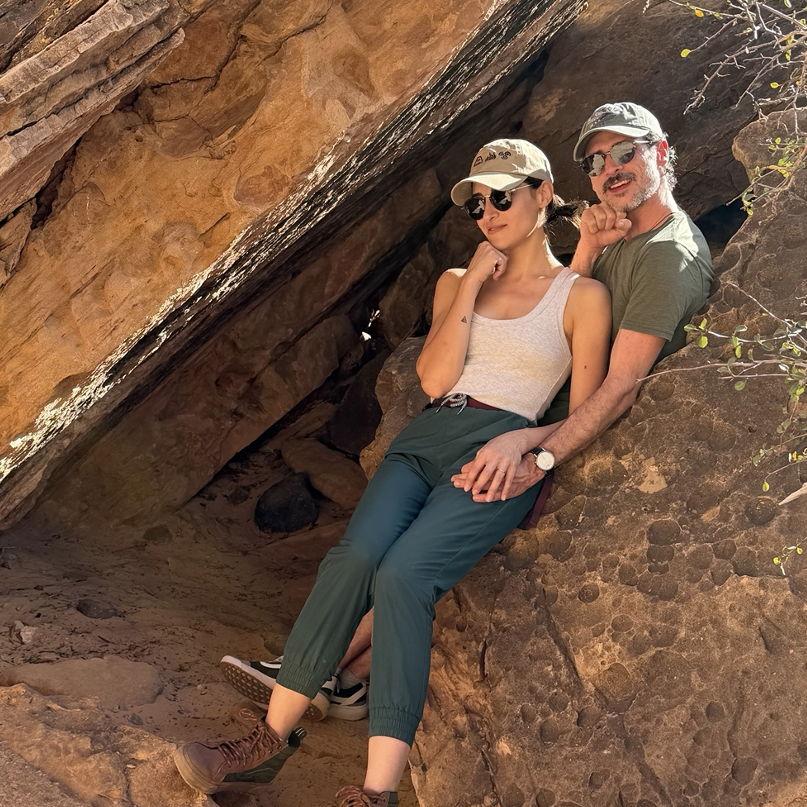 Silly pose on our family Utah hike