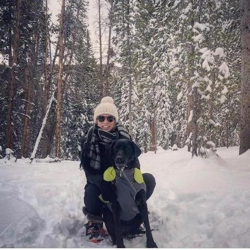 Our first Thanksgiving creating new traditions! Snow shoe and feasting as a family of three!
