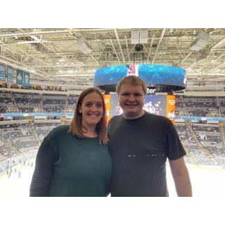 Sharks game - our first live sporting event