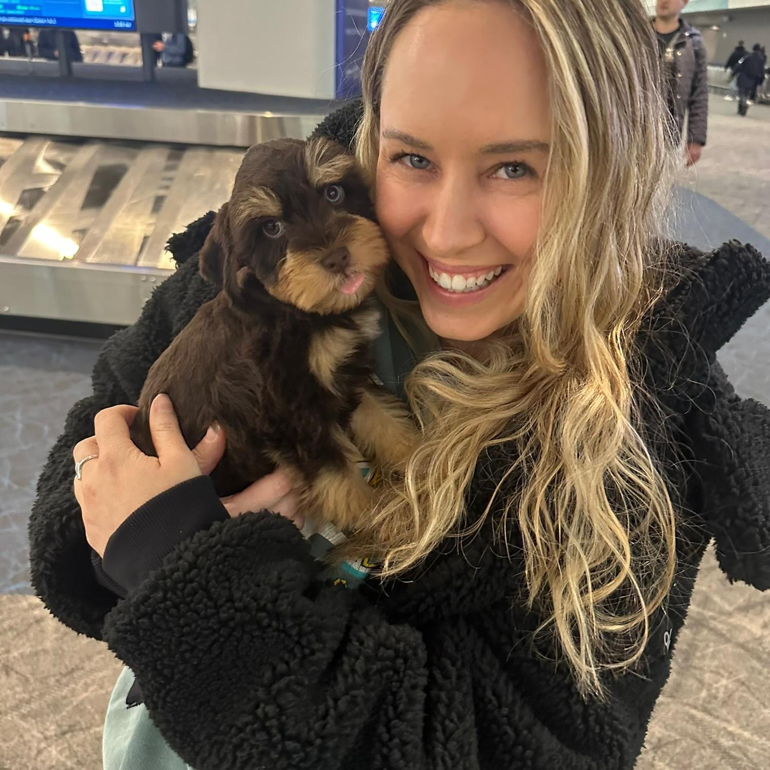 Meeting Wellington!