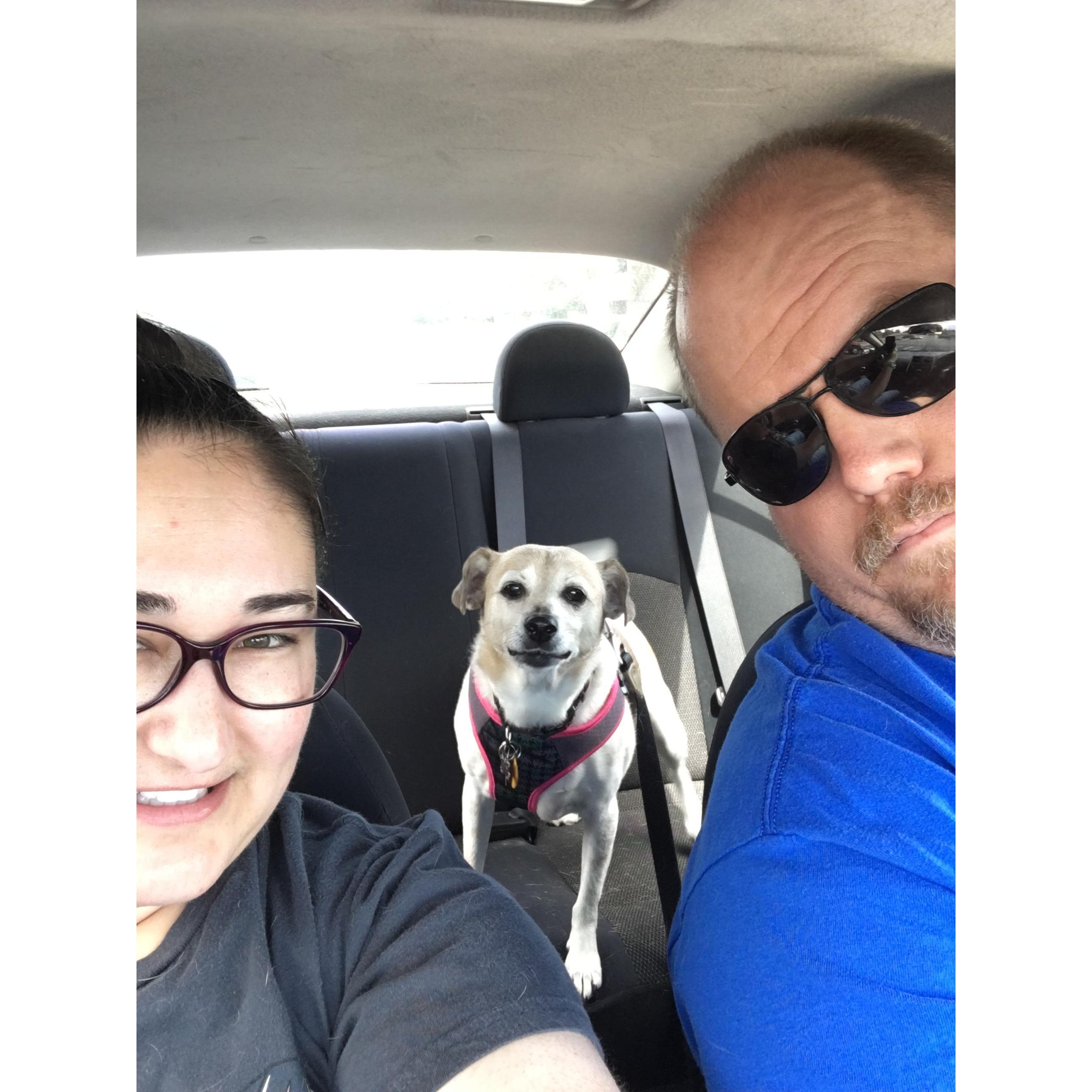 We love our doggie, Tipsy!