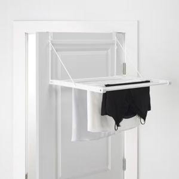 Over the Door White Drying Rack