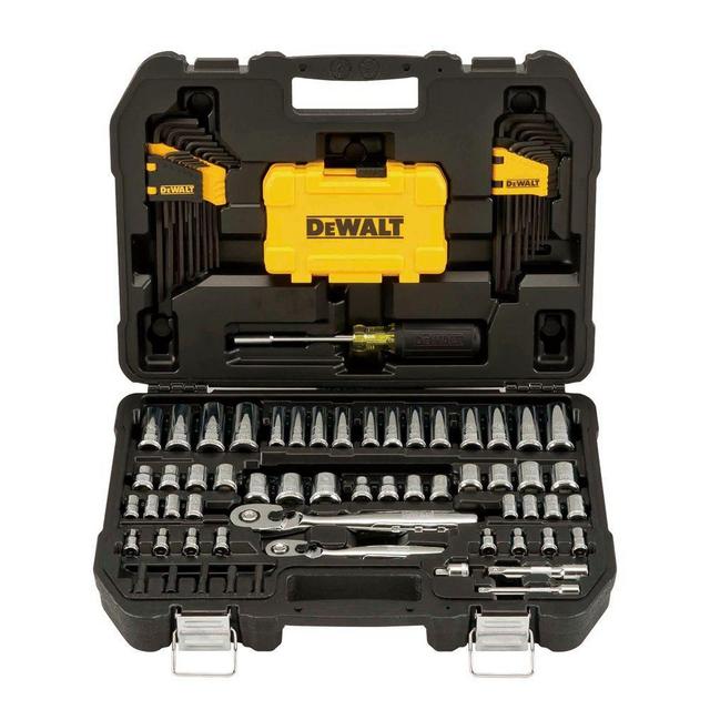 1/4 in. x 3/8 in. Drive Polished Chrome Mechanics Tool Set (108-Piece)