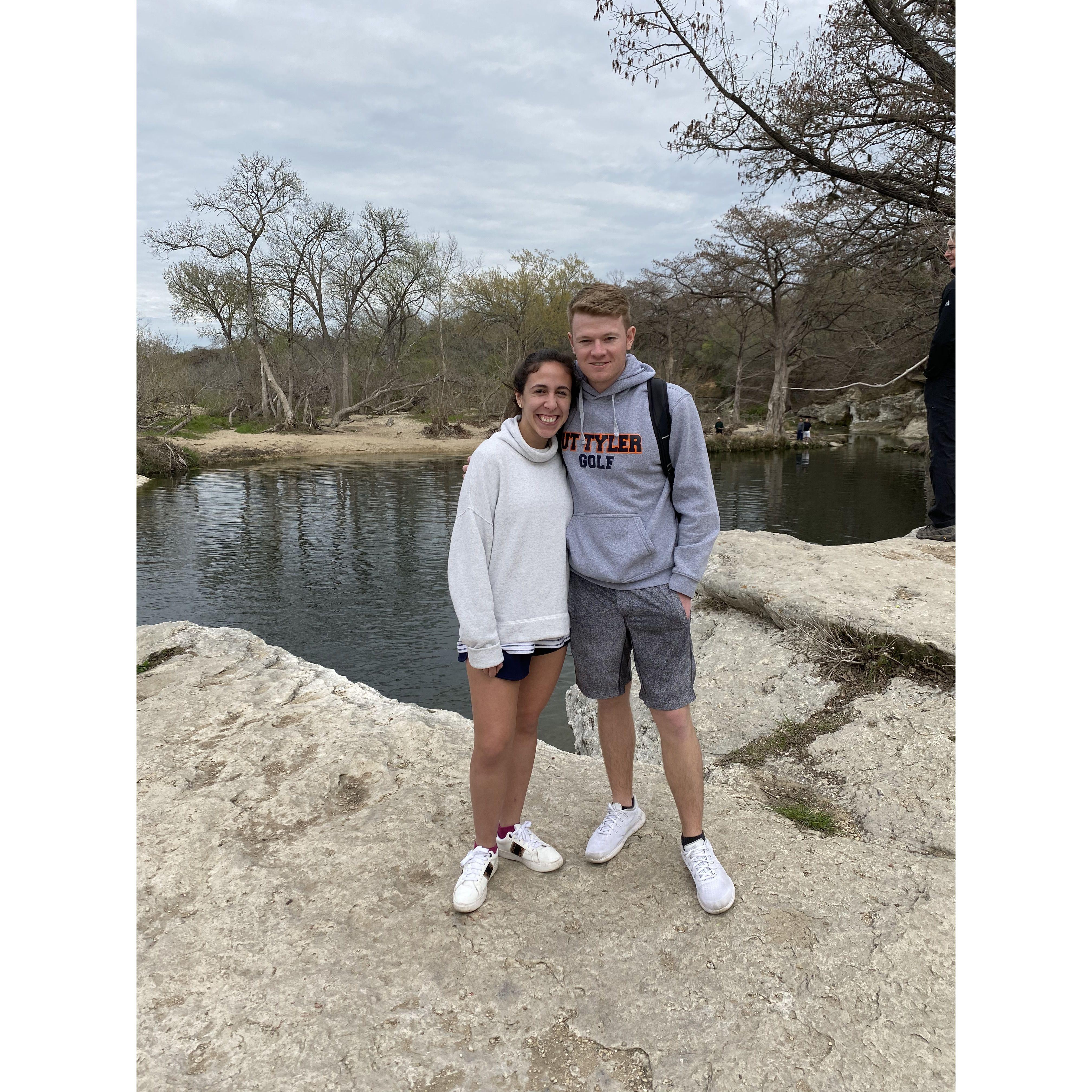 Hike in Austin, Texas. March 2020