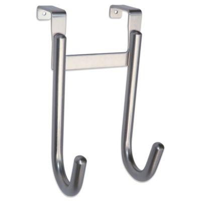 Double Over-the-Door Hook in Satin Nickel