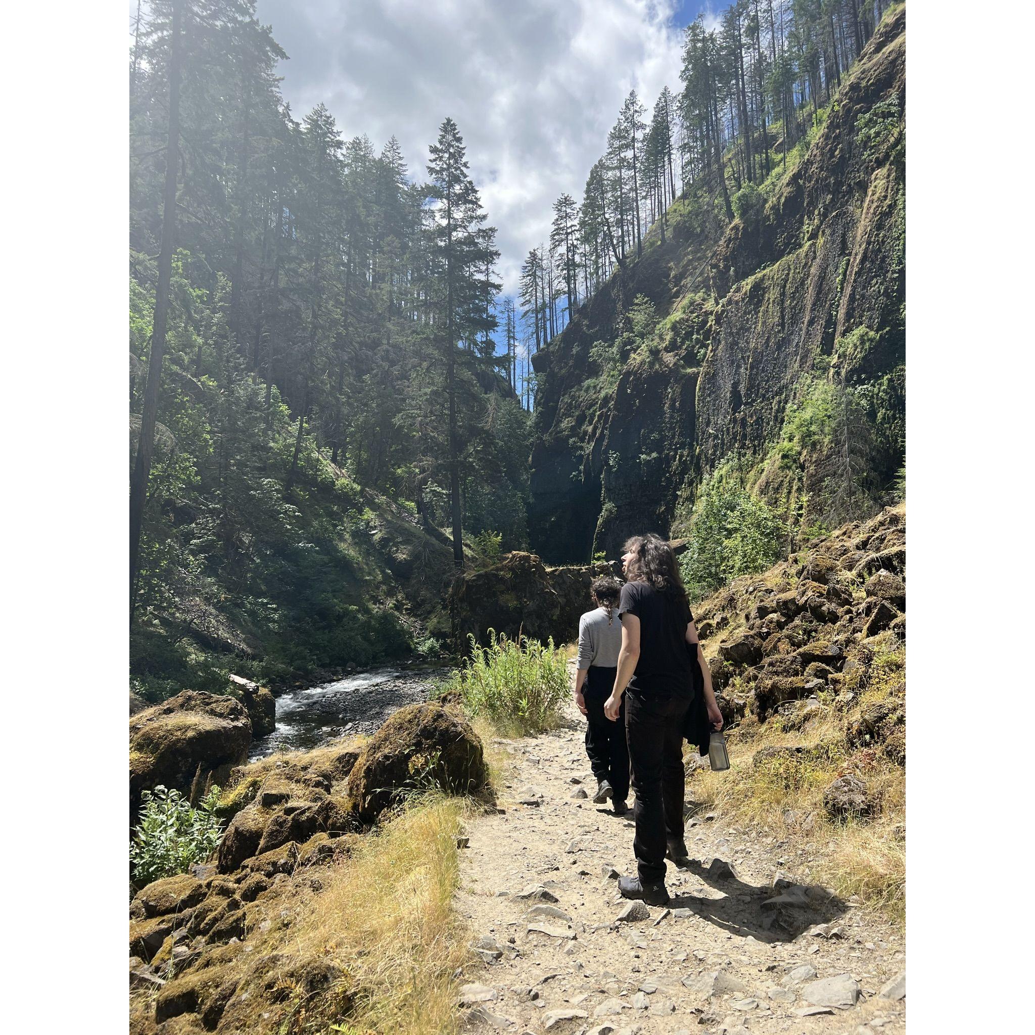 First incredible hike in the PNW, at the Gorge outside Portland, OR