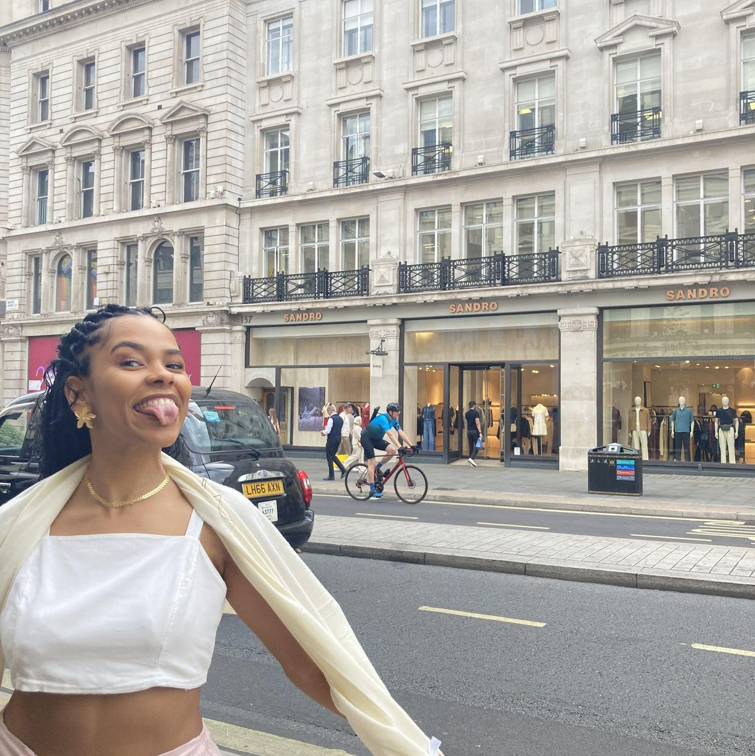 Although London appears to be the bride's happy place, she has graciously agreed to start this next chapter with the groom in the United States.