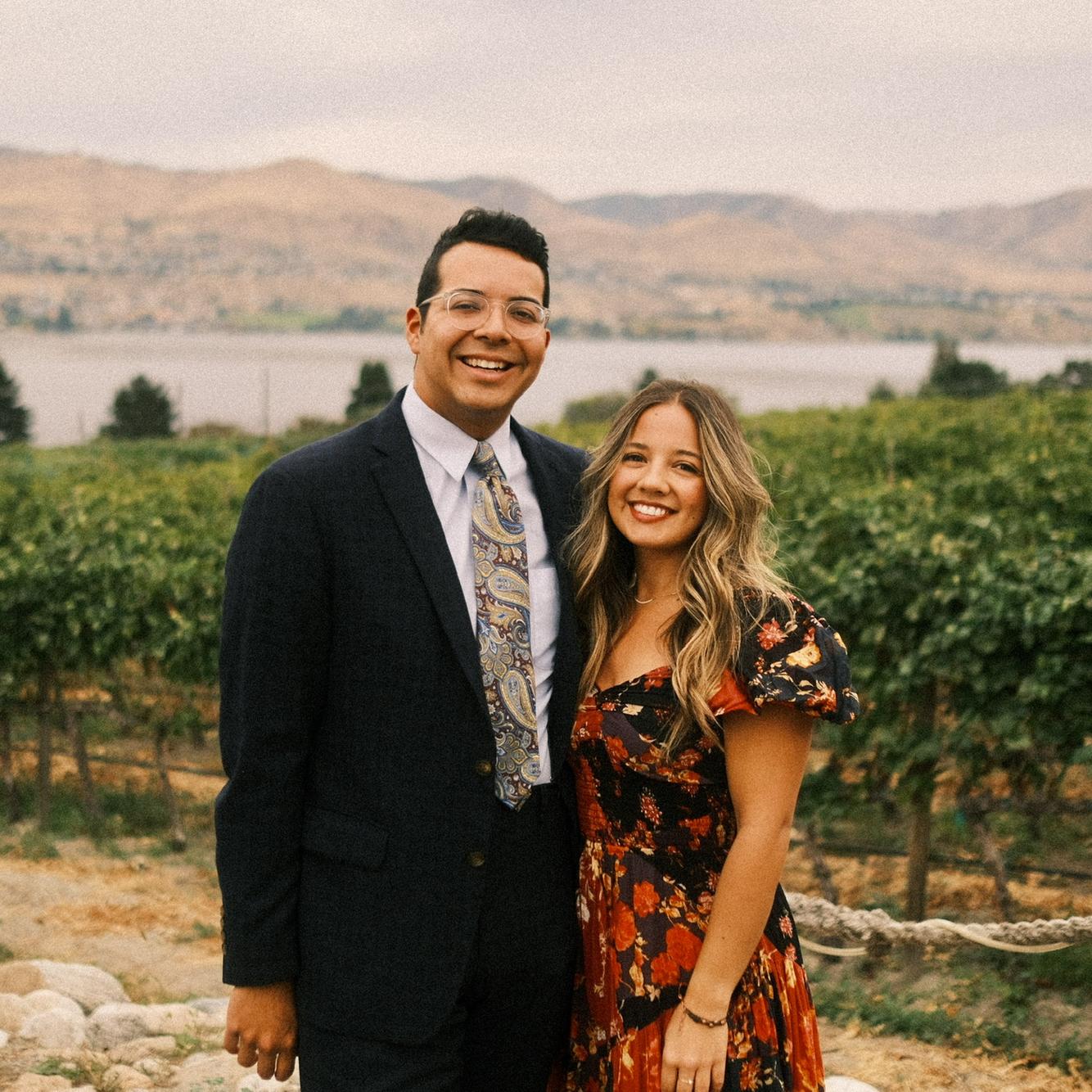 Our first wedding together!