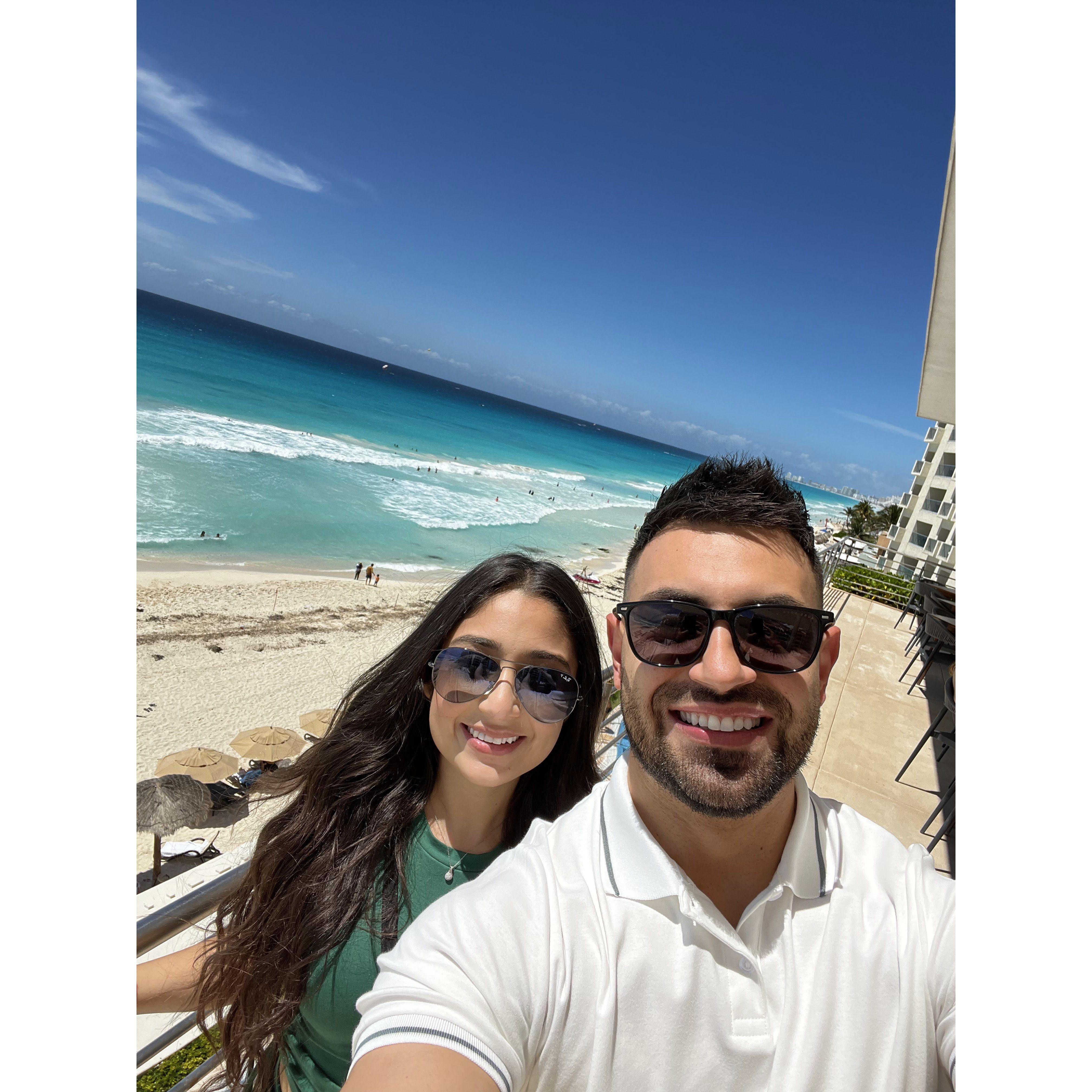 First trip to Cancun, 2022.