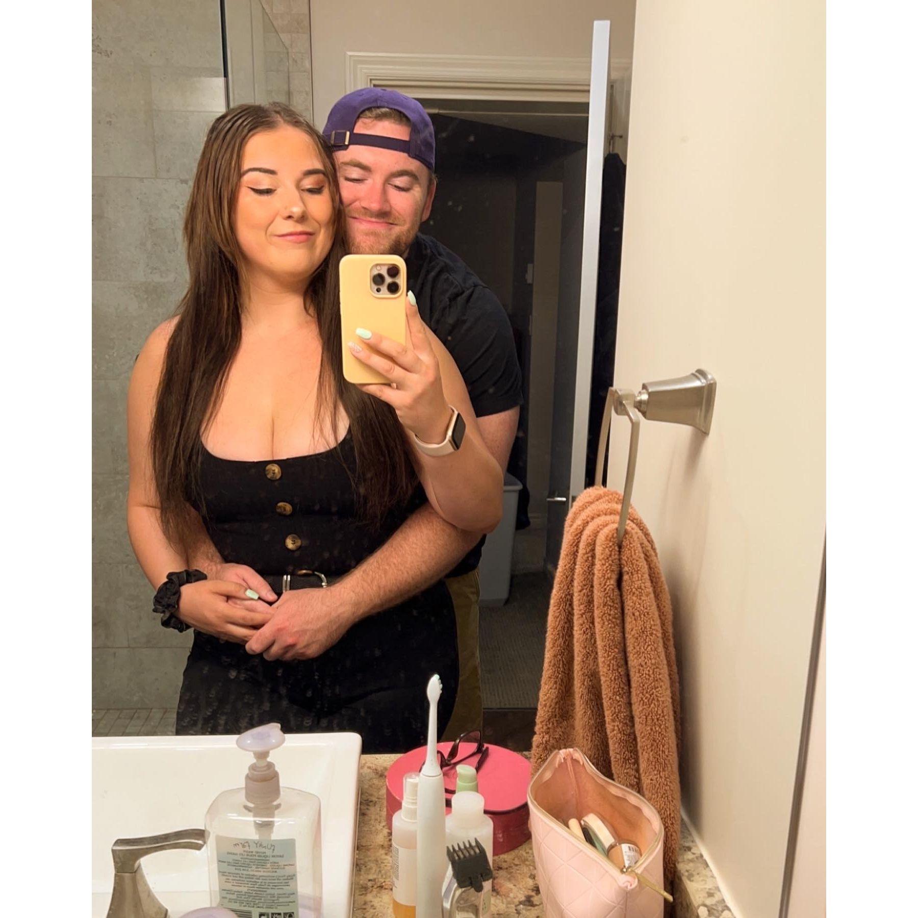 Couldn't stand to be apart, so we moved in together 3 months into the relationship....