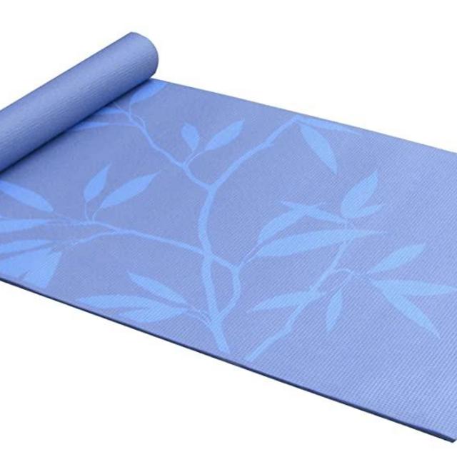 Gaiam Yoga Mat - Premium 6mm Print Extra Thick Non Slip Exercise & Fitness Mat for All Types of Yoga, Pilates & Floor Workouts (68" x 24" x 6mm)