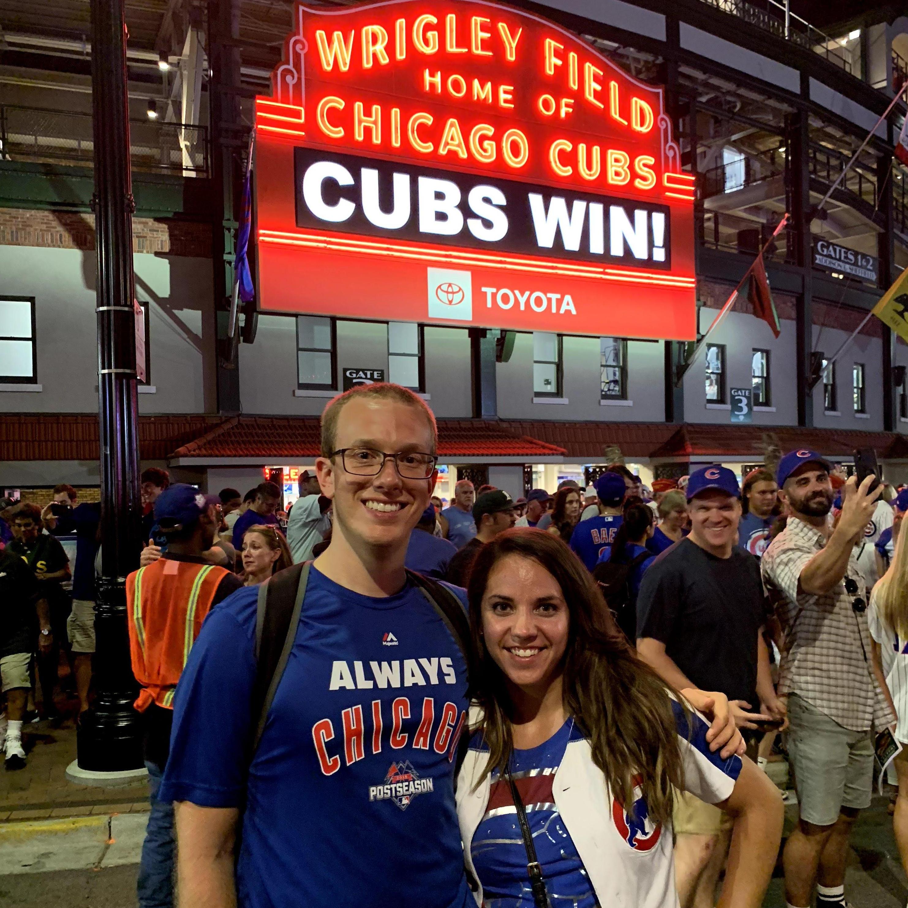 Cubs game. Chicago, IL. August 2019