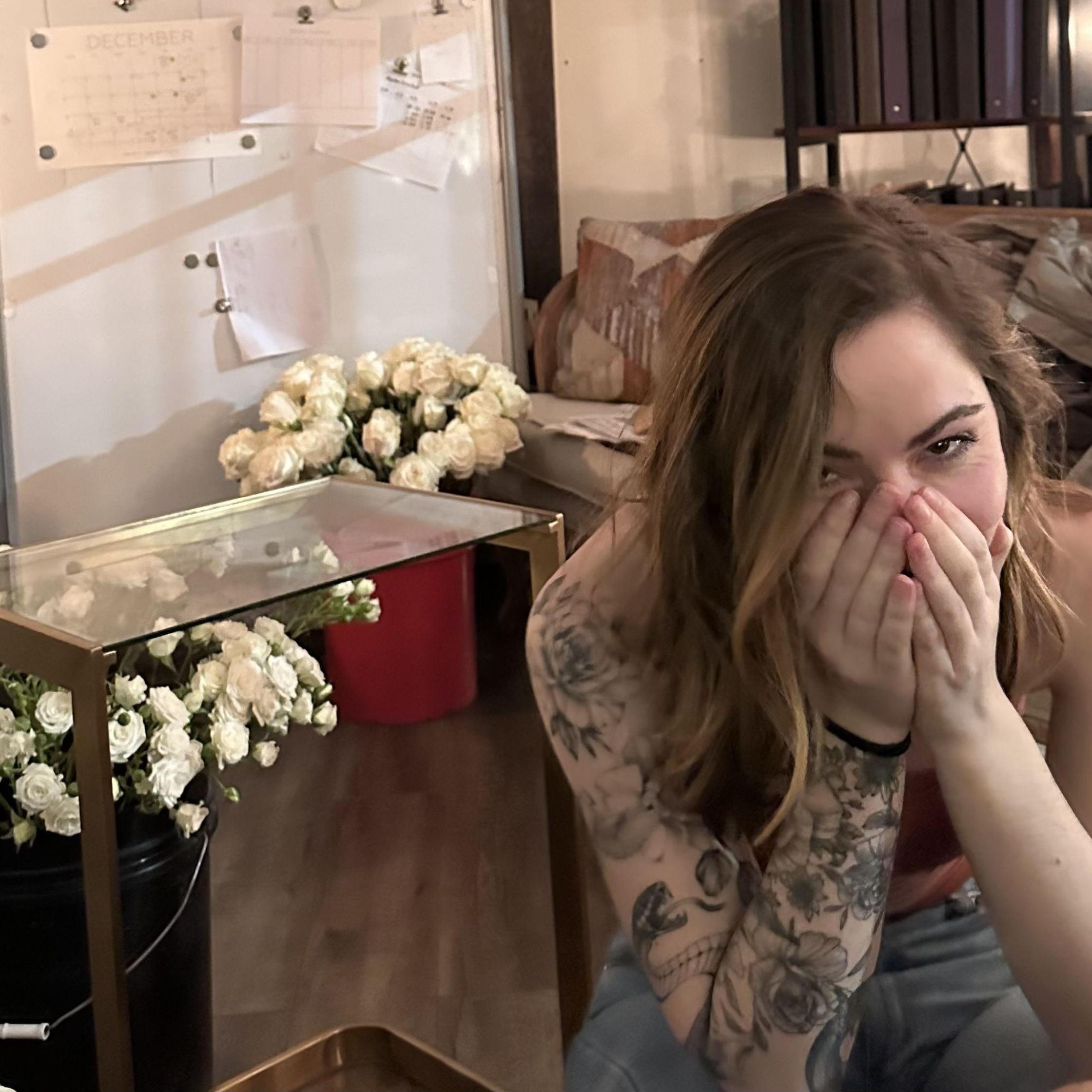 Right after Kate said "I love you" and Joash responded with "I know." That's right. Kate said it first.