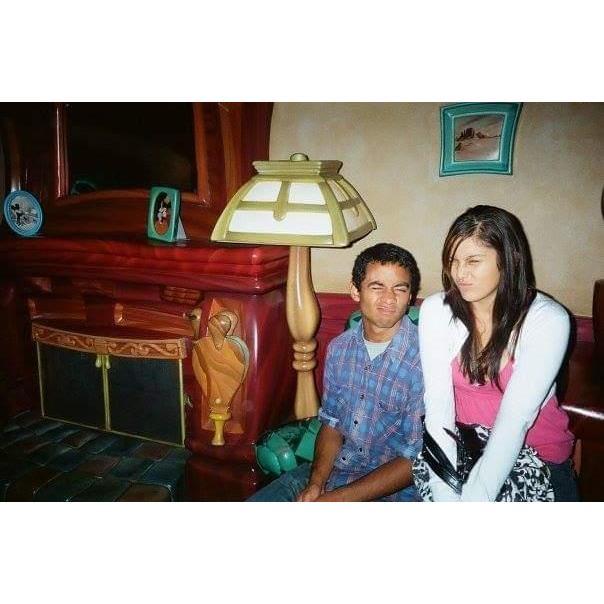Tati's first time at Disneyland.