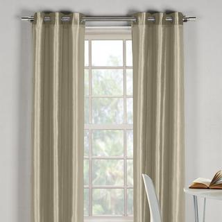 Bali Faux Silk Curtain Panel, Set of 2