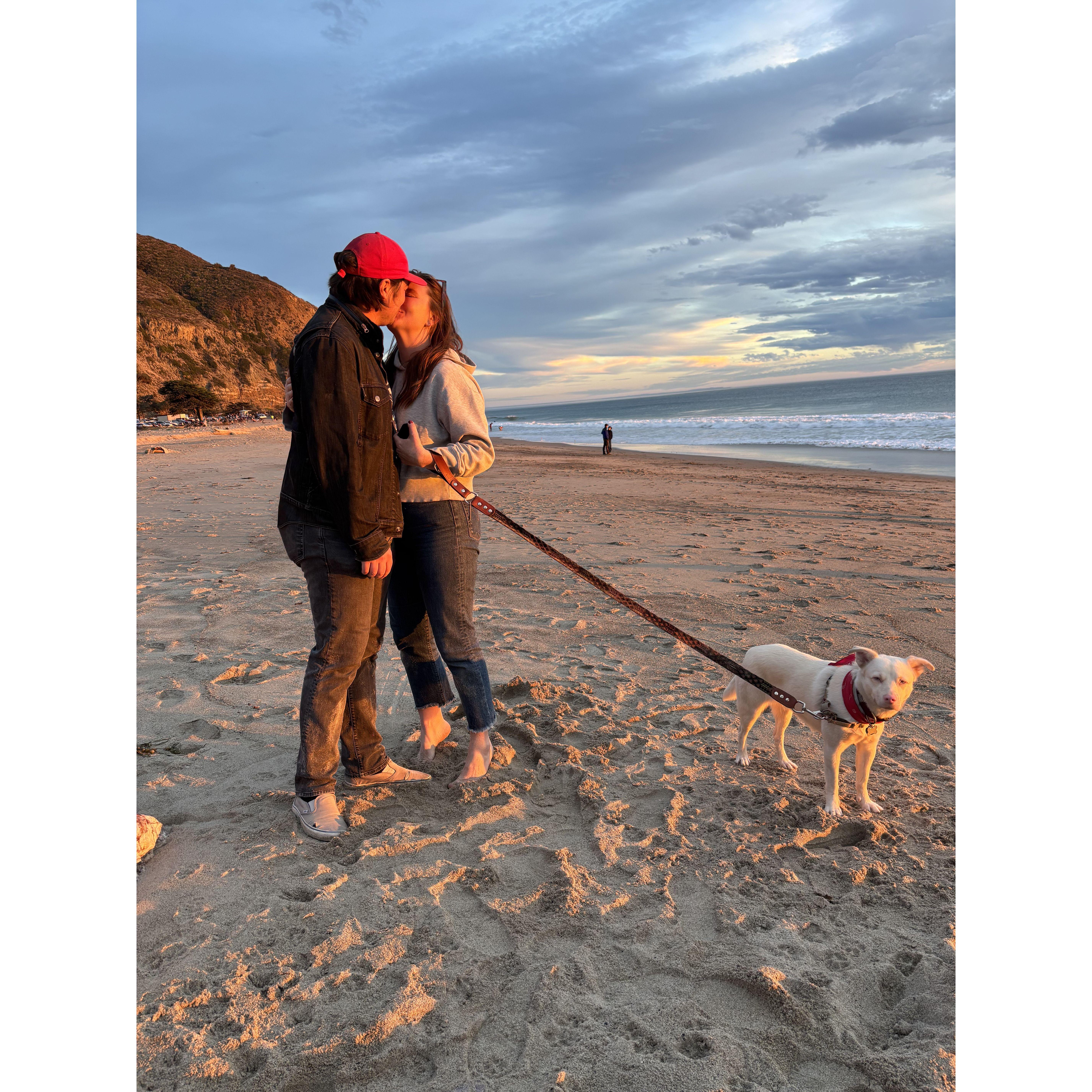 Sycamore Cove Beach, Malibu, CA. November 30, 2024.