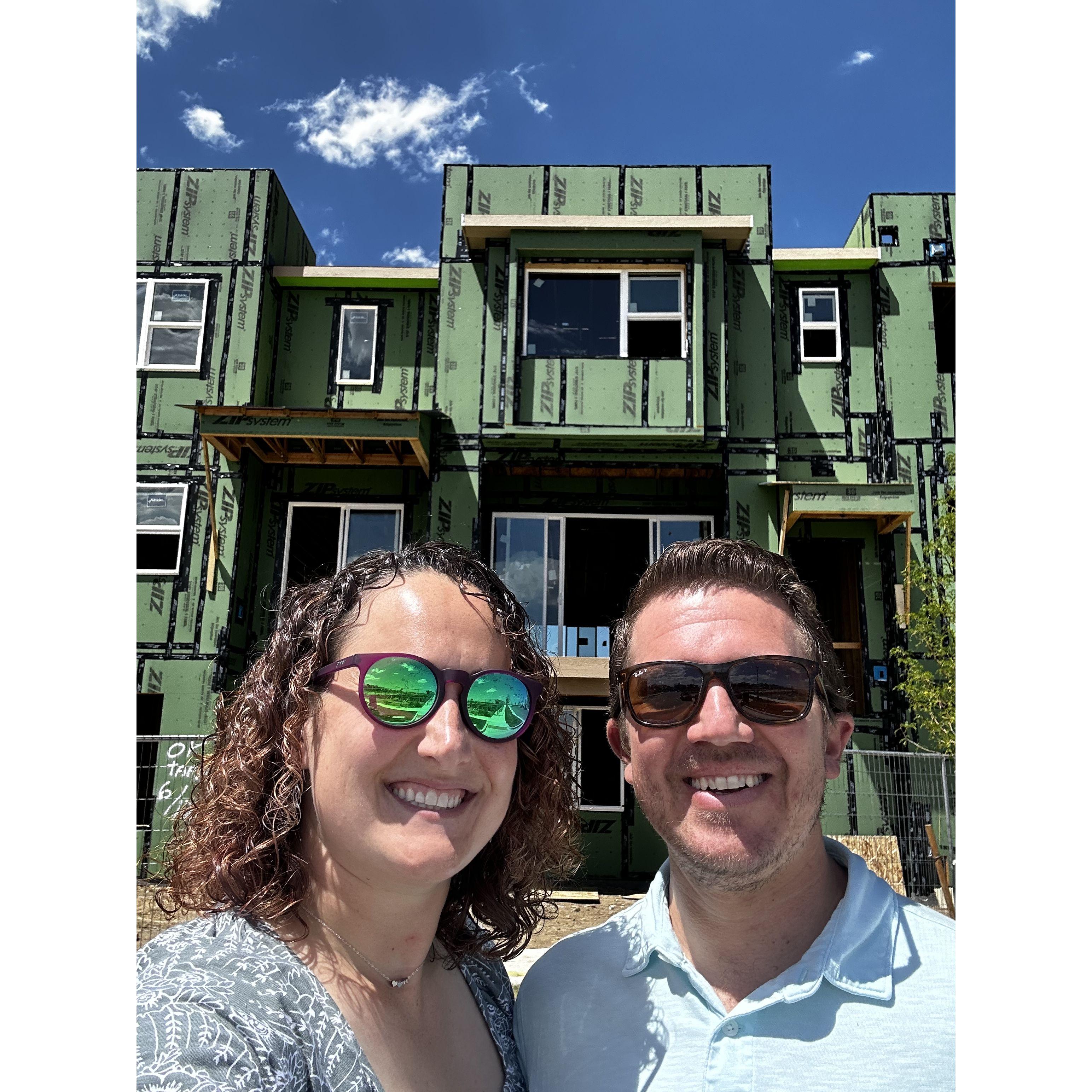 Visiting our new house!