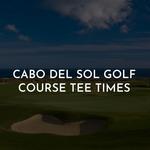 Golf at Cabo Del Sol