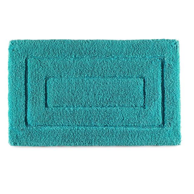 24"x40" Signature Bath Rug Turquoise - Cassadecor