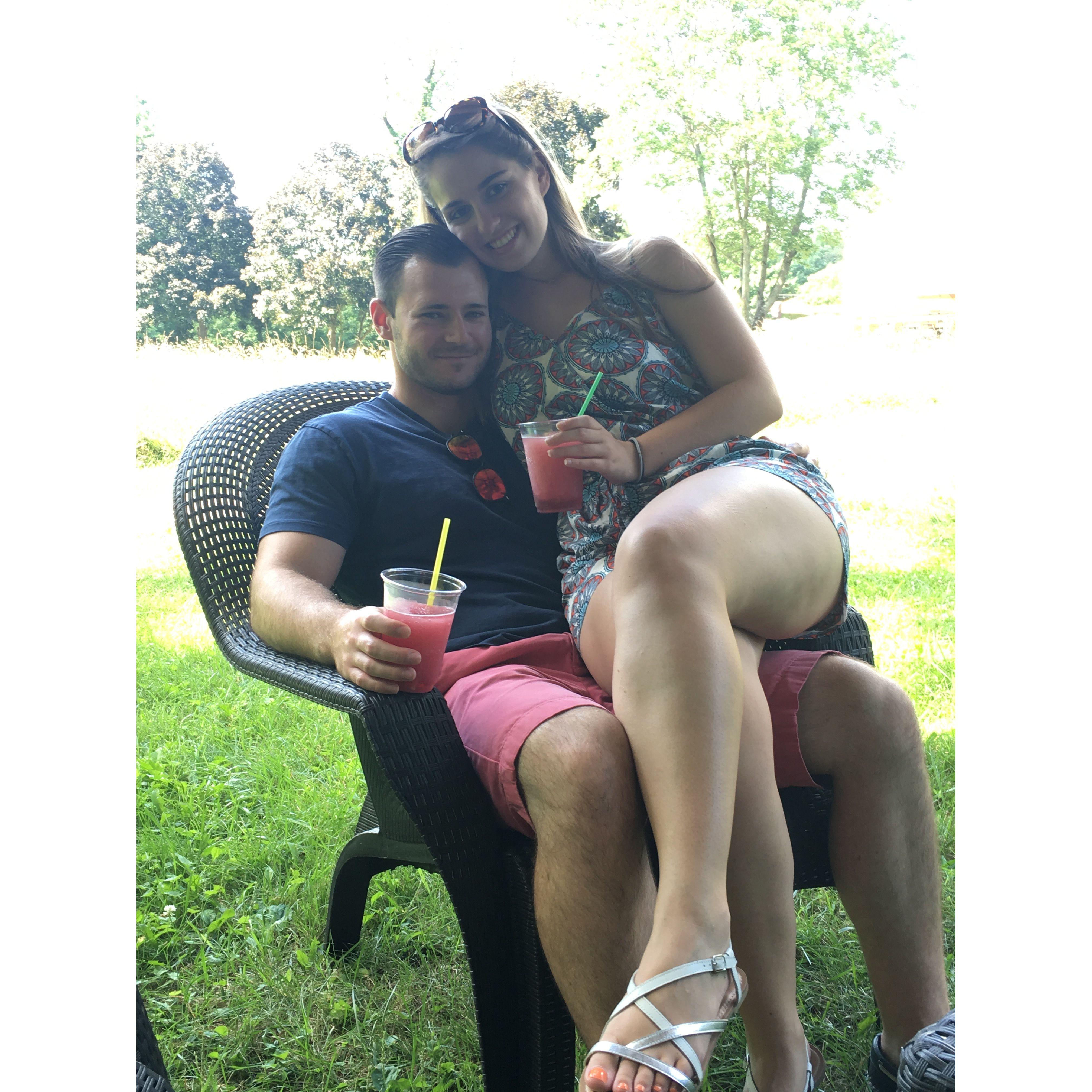 Greg and Vicky's favorite vineyard in Hershey