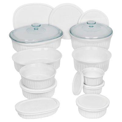 CorningWare®French White 20-piece Bakeware Set