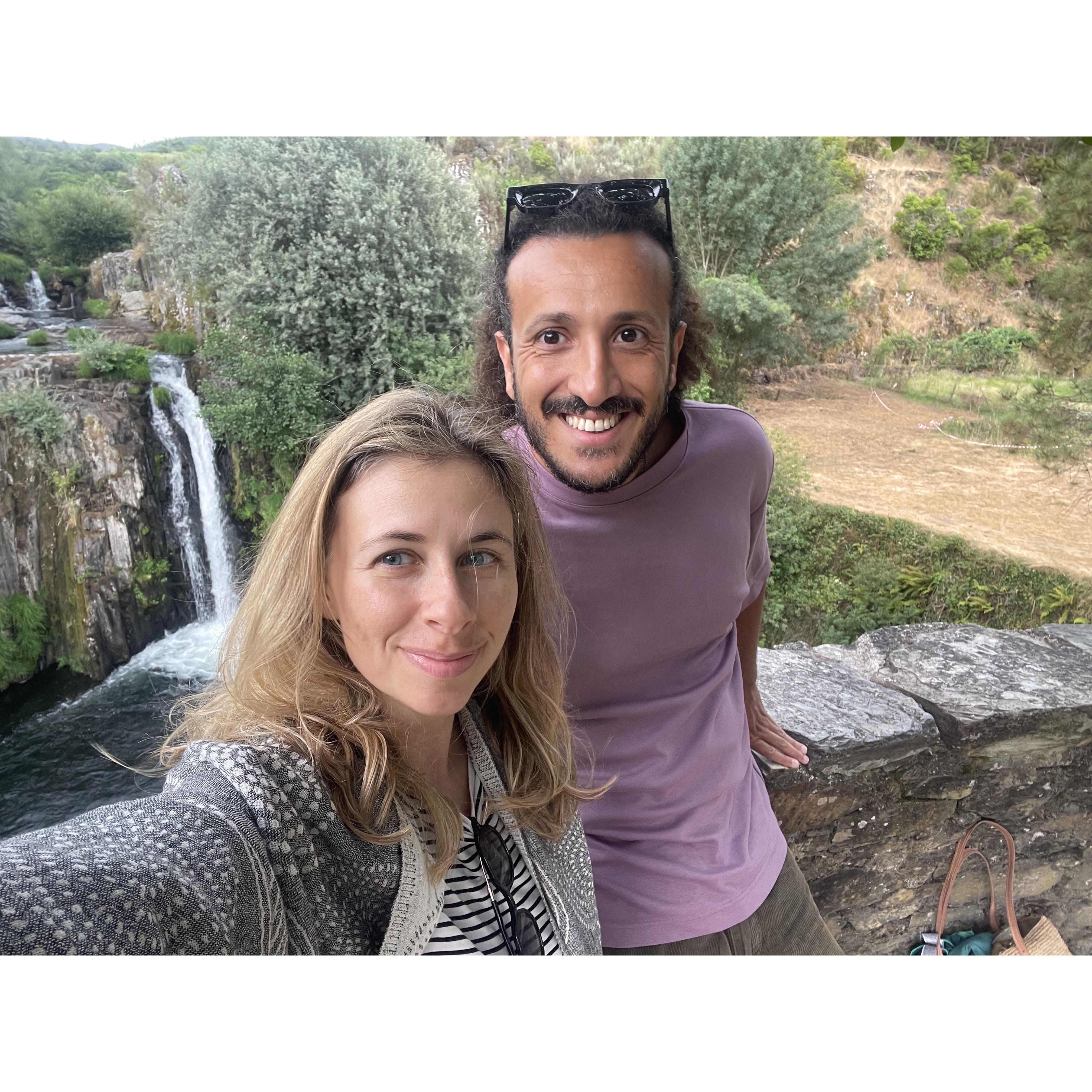 In Oliveira do Hospital, Portugal, at a beautiful waterfall